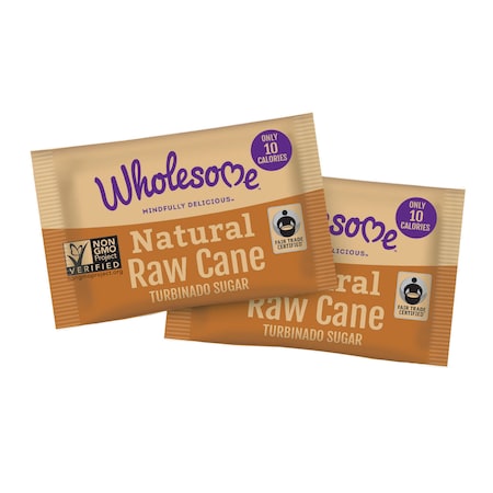 Wholesome Sweetener Raw Cane Sugar Packet 2.6g Packet, PK1000 44526